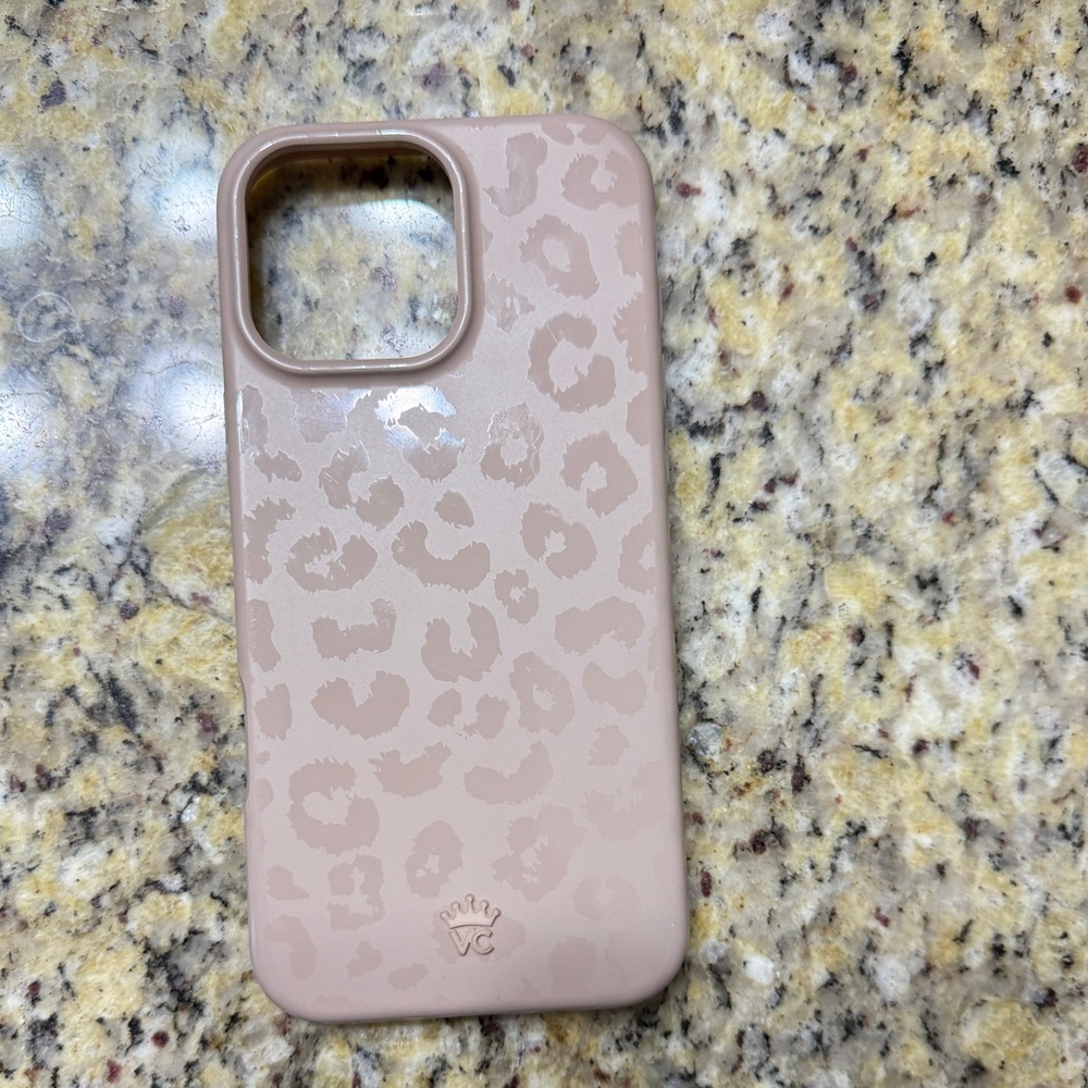 Velvet caviar  nude leopard print iphone 16 pro max case